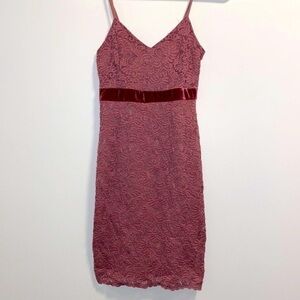 Charlotte Russe Y2K lace body con mini dress